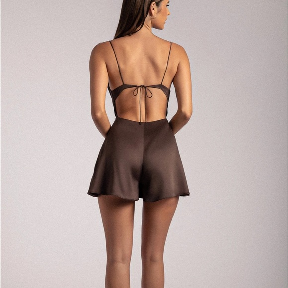 Meshki cowl neck blue romper - Picture 6 of 8